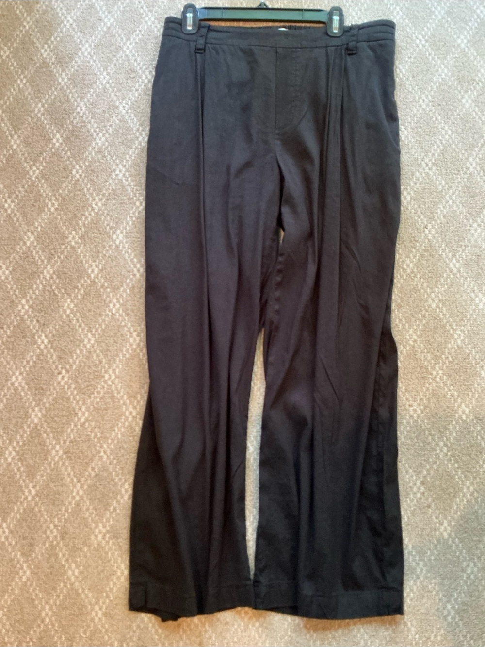 Vince Black Straight-Leg Trousers